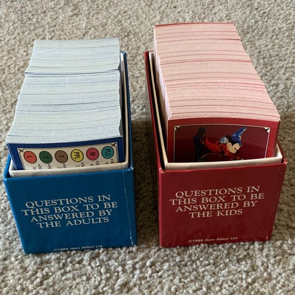 Trivial Pursuit Disney Family Edition Card Set Vintage 1986 - Picture 6 of 8
